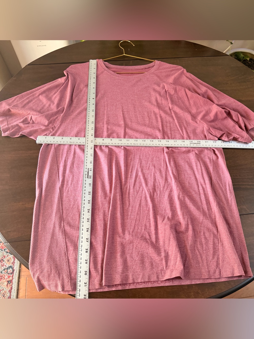 Men's Short-Sleeve Crewneck Tee in Dusty Rose